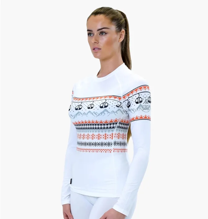Лонгслів жіночий Surfanic Limited Edition White SWE2604-260