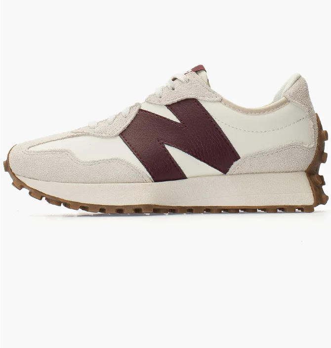 Кроссовки женские New Balance 327 Blanc Beige WS327KA