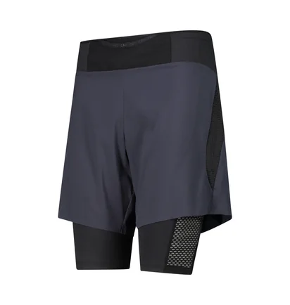 Шорты мужские Cmp Man Bermuda 2-In-1 Grey 32C6747-U423