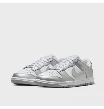 Кроссовки женские Nike Dunk Low Metallic/White FV1311-100
