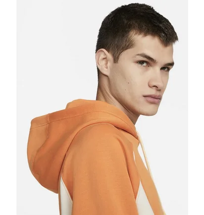 Худі чоловіче Nike Sportswear Swoosh Tech Fleece Orange DD8222-808
