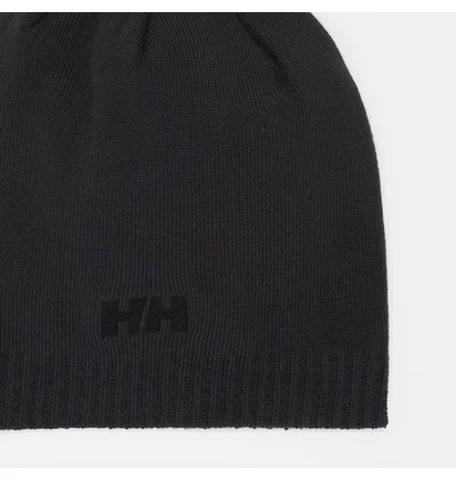Шапка унисекс Helly Hansen Brand Beanie Black 57502-990