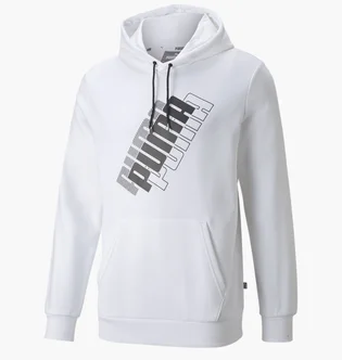 Худі чоловіче Puma Power Logo White 847378-02