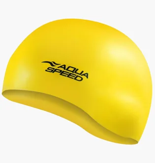 Шапочка для плавания Aqua speed Mono 6197 Yellow 111-18