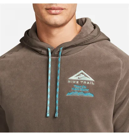 Худі чоловіче Nike Trail Mount Blanc Brown Dr2582-004