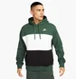 Худи мужское Nike Club Fleece MenS French Terry Color-Blocked Hoodie Green FB7415-323