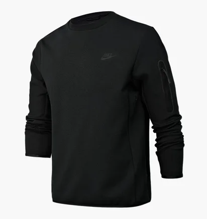 Свитшот мужской Nike Sportswear Tech Fleece Black CU4505-010
