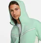 Куртка чоловіча Nike Sportswear Tech Fleece Taped Full-Zip Hoodie Turquoise Cu4489-379