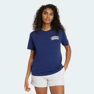 Футболка женская Adidas Collegiate Graphic Blue JV8546
