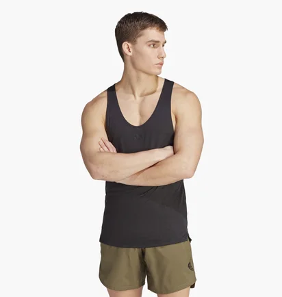 Майка мужская Adidas Workout Stringer Tank Top Black IL1403