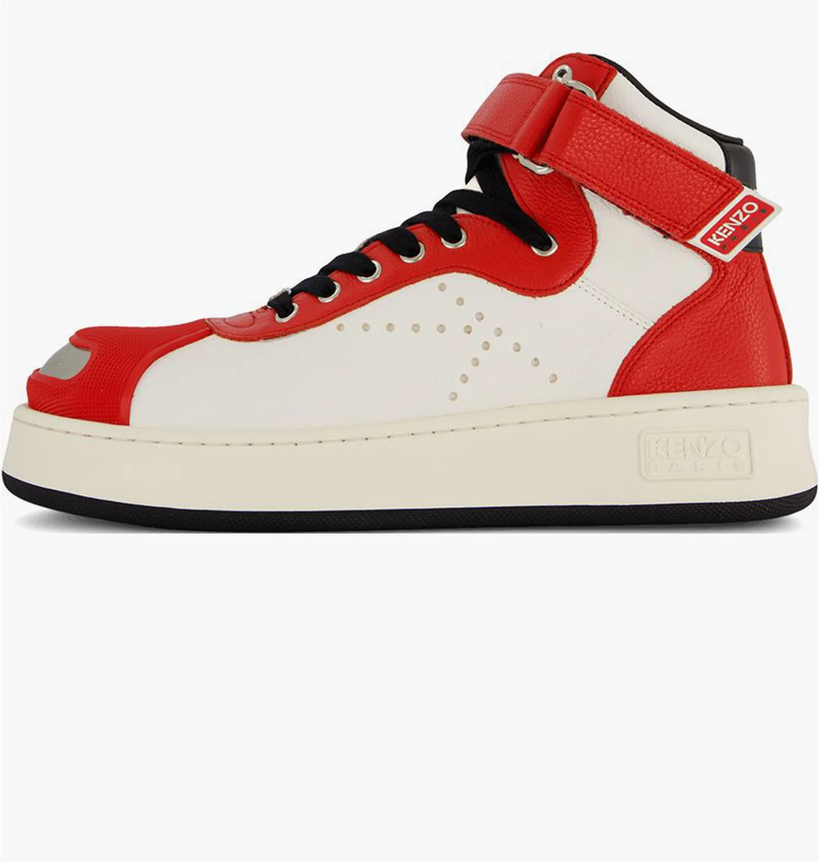 ★Ken★① ᐉ Кроссовки мужские Kenzo High Top Sneaker Medium White/Red
