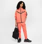 Толстовка детская Nike Tech Fleece Hd Fz Ls Peach HV8695-814