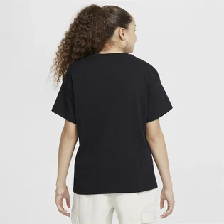 Футболка дитяча Nike Sportswear Essential Big Kids (Girls) T-Shirt Black FZ5539-010