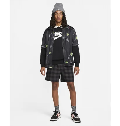 Свитшот мужской Nike Sportswear Club Fleece Futura Logo Crewneck Sweatshirt Black Dq4912-010