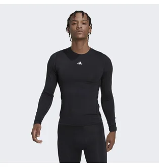Лонгслів чоловічий Adidas Techfit Training Long Sleeve Black Hk2336