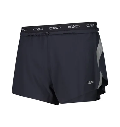 Шорты мужские Cmp Short With Inner Mesh Slip Black 31C6397-U423
