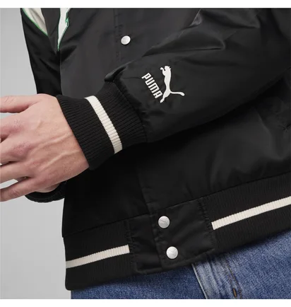 Бомбер мужской Puma Team Varsity Black 623691-01