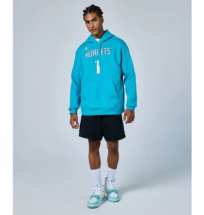 Худи мужское Air Jordan Charlotte Hornets Club Light Blue FB4791-415