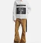 Джинсовка мужская Rick Owens Drkshdw Snapfront White DU01E3782-110911