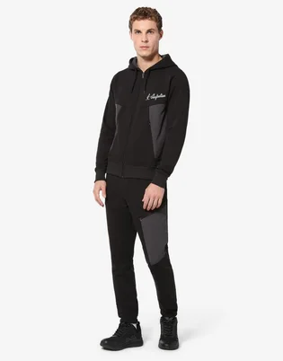 Толстовка чоловіча Australian Fullzip Hoodie In Winter Fleece And Slam Inserts Black Swugc0040-003