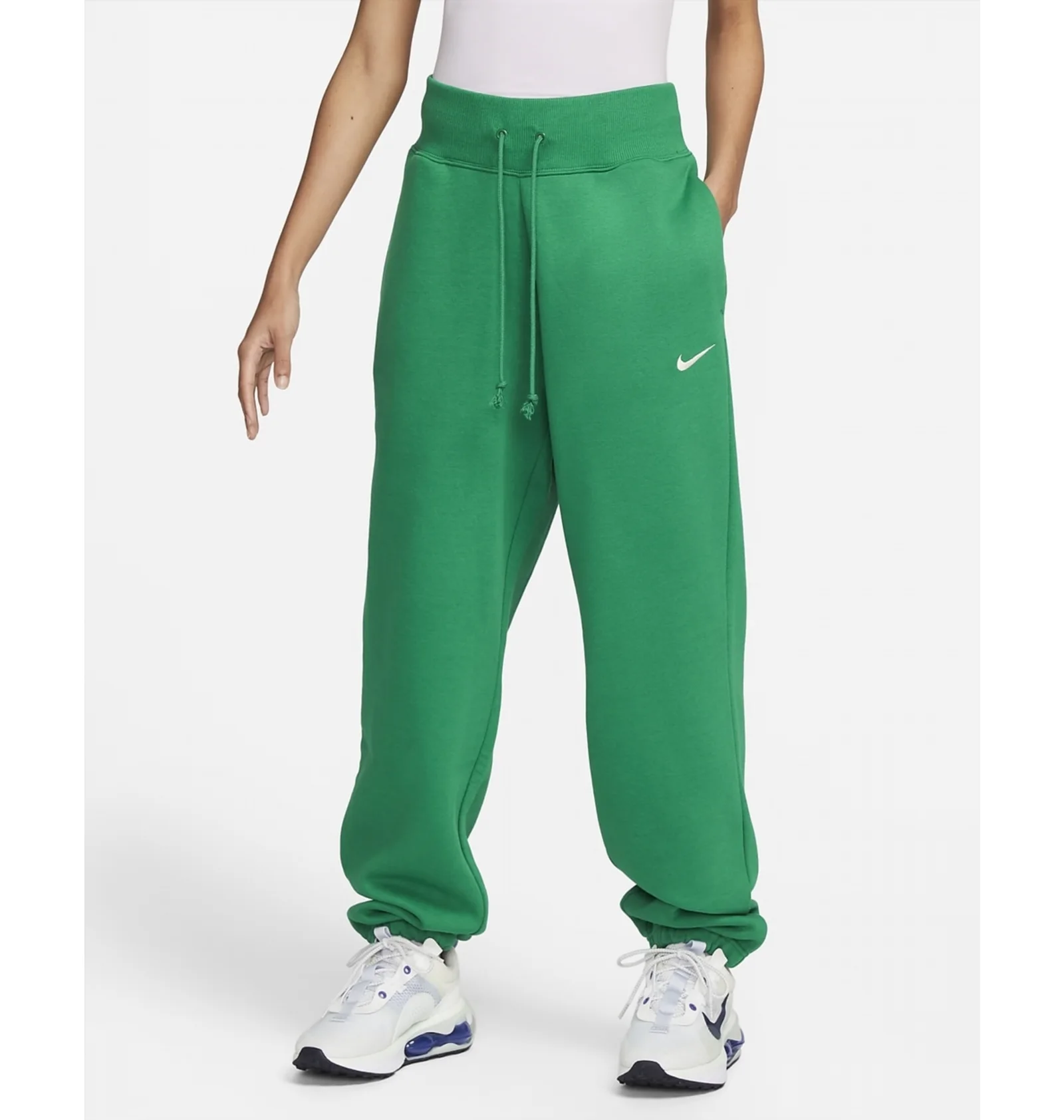 ᐉ Штаны женские Nike Sportswear Phoenix Fleece Green Dq5887-365