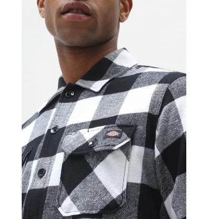 Сорочка чоловіча Dickies New Sacramento Black/White DK0A4XDZBLK1