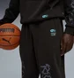 Штаны мужские Puma Hoops X Rick And Morty Black 633095-01