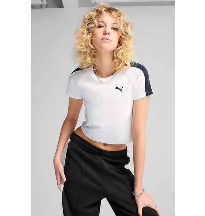Футболка женская Puma T7 Baby Tee White 629802-02