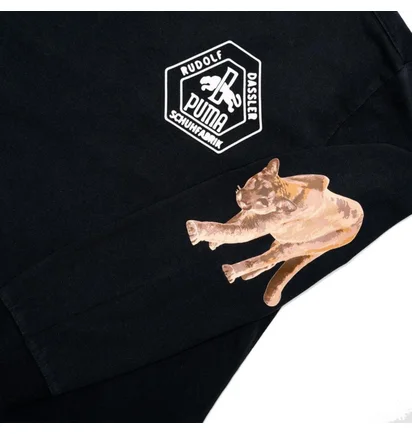 Лонгслив мужской Puma Rhuigi Long Sleeve Tee Black 589067-01