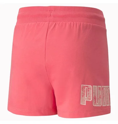 Шорты детские Puma Power High Waist Shorts Youth Pink 674364-63