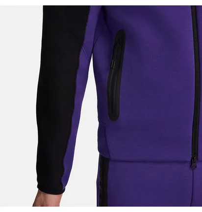 Толстовка мужская Nike Tech Fleece Black/Violet HF4432-504