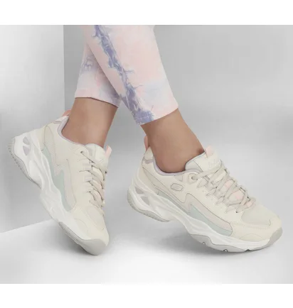 Кроссовки женские Skechers DLites 4.0 - Fancy Spirit Beige 149491-NTMT