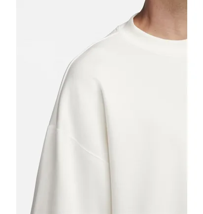 Футболка чоловіча Nike Sportswear Tech Fleece Reimagined Oversized Short-Sleeve Sweatshirt White FB8165-133