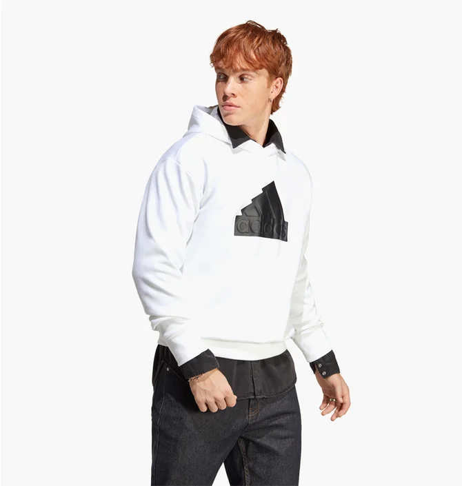Худі чоловіче Adidas Future Icons Badge Of Sport Hoodie White Ic3746