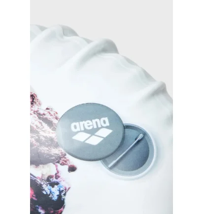 Шапочка для плавания Arena Hd Cap White/Multi 005572-205