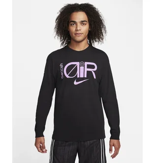 Лонгслив мужской Nike Max90 Long-Sleeve Basketball T-Shirt Black FN0819-010
