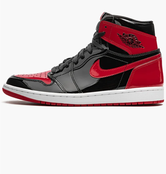 Кроссовки мужские Air Jordan 1 Retro High Og Black/Red 555088-063
