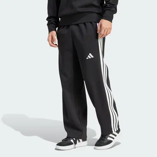 Штаны мужские Adidas Essentials 3-Stripes Fleece Wide Leg Black JM1770