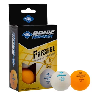 Мяч для настольного тенниса Donic Prestige 2 Stars 40+ 6 Шт. Orange/White 608523