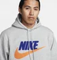 Худи мужское Nike Club Fleece Pullover Hoodie Grey FN3104-063