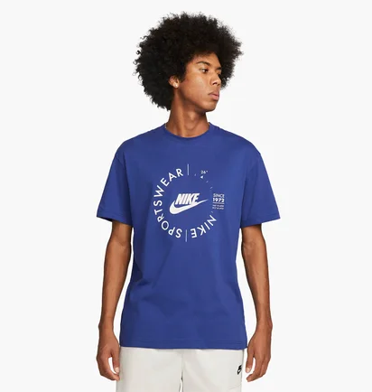 Футболка чоловіча Nike Sportswear Blue Fd1182-455