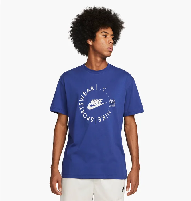 Футболка чоловіча Nike Sportswear Blue Fd1182-455