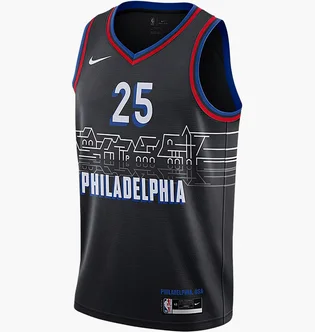 Майка чоловіча Nike Ben Simmons Philadelphia Black CN1771-015