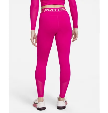 Леггинсы женские Nike Pro Mid-Rise Full-Length Leggings Pink FB5687-615