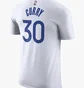 Футболка мужская Nike Golden State Warriors Nba T-Shirt White DR6374-103