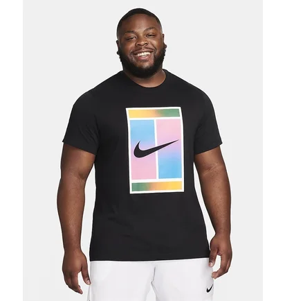 Футболка мужская Nike T-Shirt Court Dri-Fit Black FQ4934-010