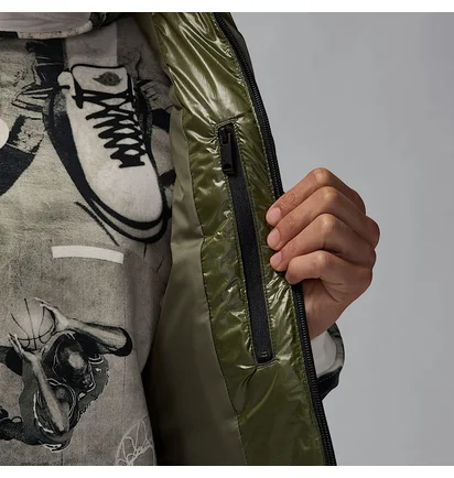 Жилетка чоловіча Air Jordan Flight Down Vest Olive FV7273-222