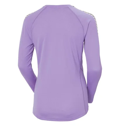Термобелье женское Helly Hansen Lifa Active Stripe Crew Violet 49413-699