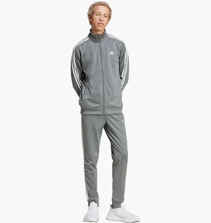 Спортивный костюм мужской Adidas Basic 3-Stripes Tricot Track Suit Grey IY6649