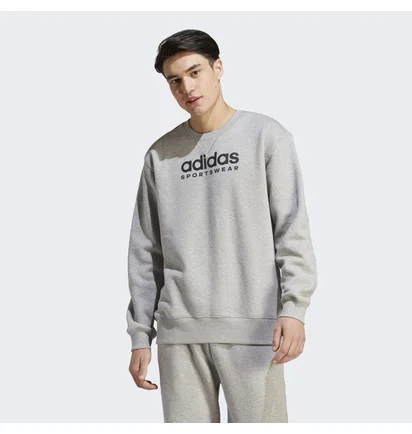 Свитшот мужской Adidas All Szn Fleece Graphic Sweatshirt Grey IC9823